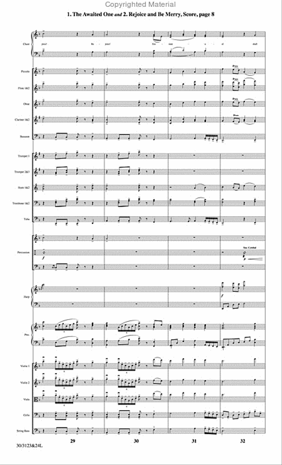 The Christmas Story - Set of Parts Choir scores gallery preview page 9