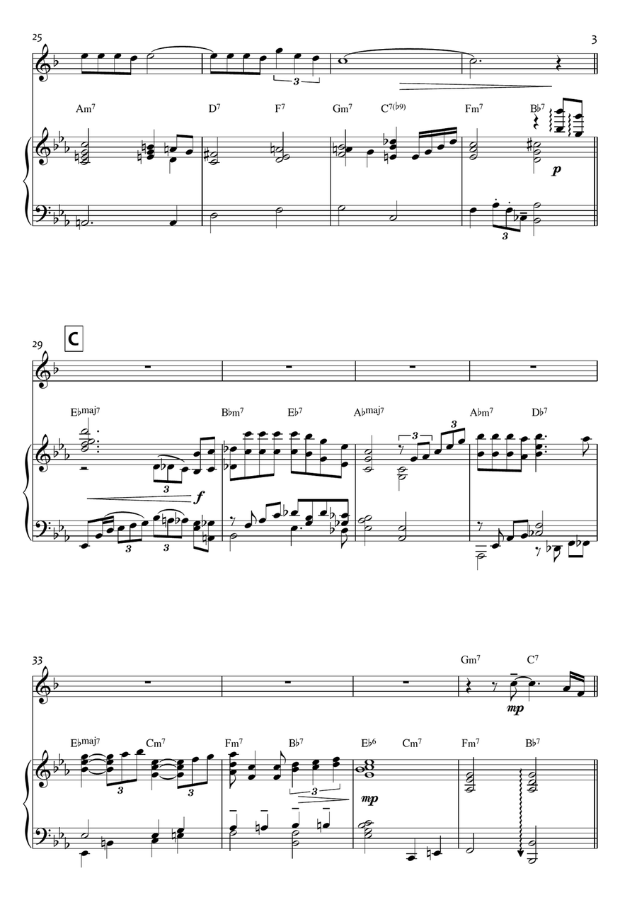 Misty Trumpet Solo scores gallery preview page 3