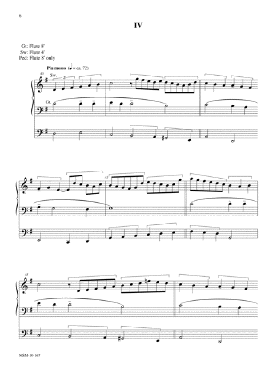 Six Variants on Es ist ein' Ros' entsprungen Organ scores gallery preview page 5