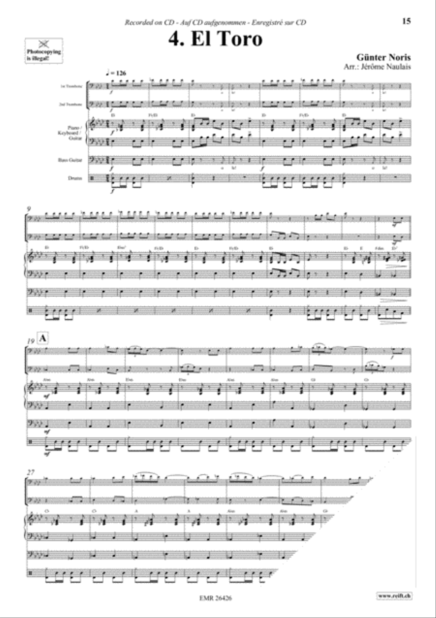 Let's Dance Volume 2 Let's Dance Volume 2 Trombone Duet scores gallery preview page 6