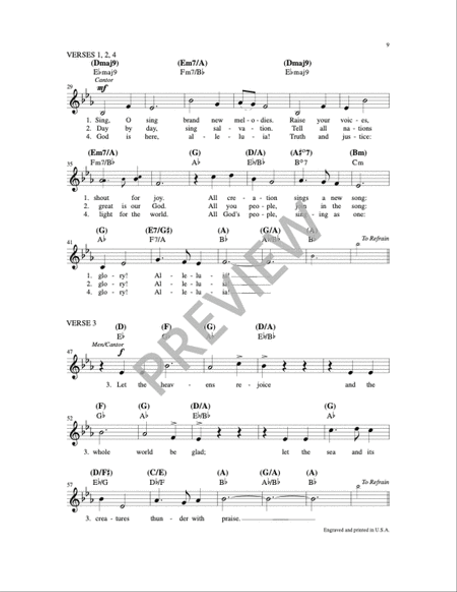 Today is Born Our Savior Choir scores gallery preview page 2