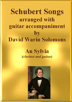 Book cover for An Silvia (to Sylvia) for clarinet and guitar