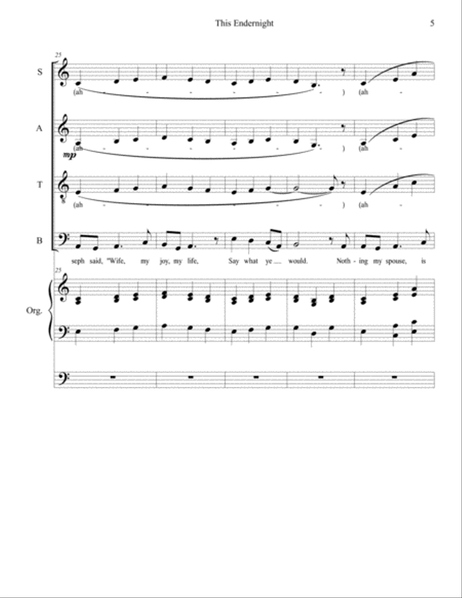 This Endernight 4-Part scores gallery preview page 5