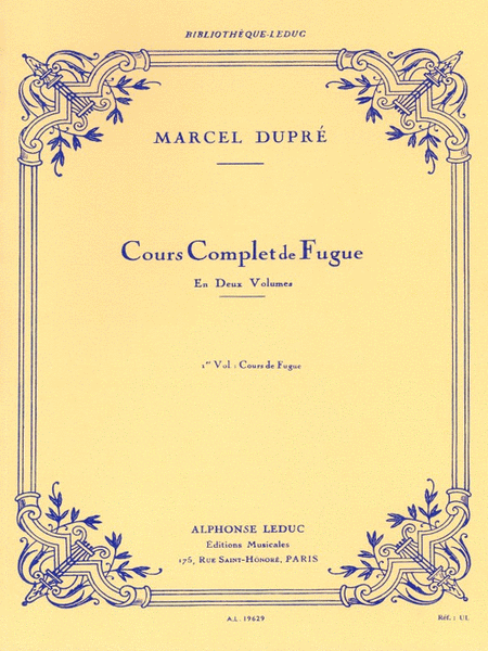 Complete Fugue Lessons - Volume 1