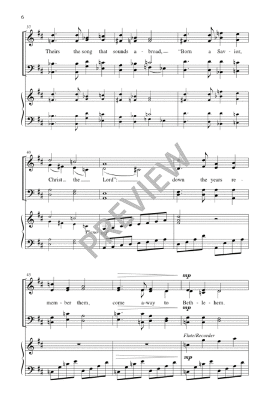 Donkey Plod and Mary Ride 4-Part scores gallery preview page 6