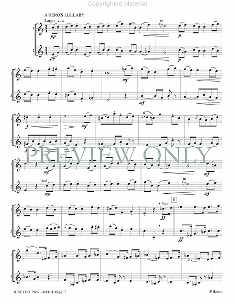 Just for Two Medium Just for Two Medium Small Ensemble scores gallery preview page 9