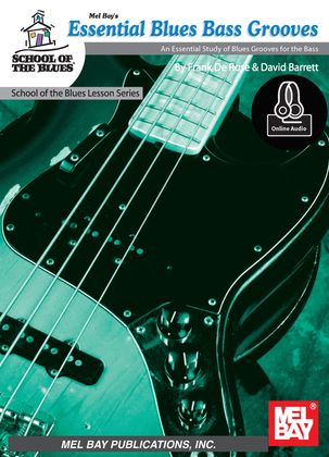 Book cover for Essential Blues Bass Grooves-An Essential Study of Blues Grooves for the Bass