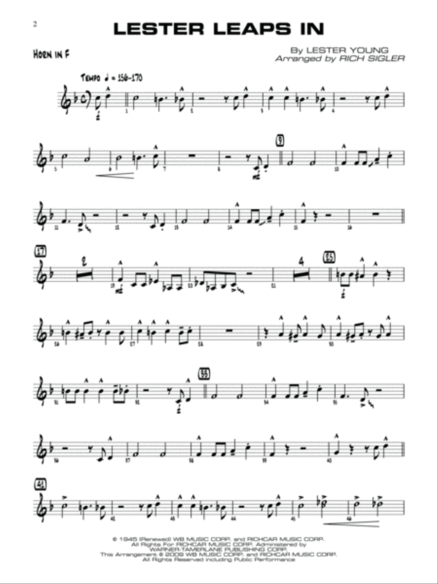 Jazz Band Collection for Jazz Ensemble Jazz Ensemble scores gallery preview page 3