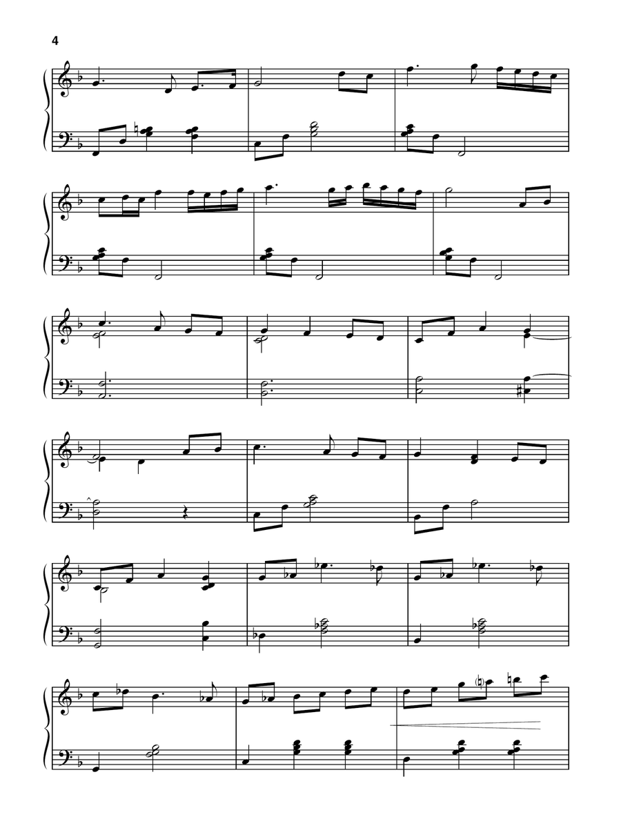 All the Way My Savior Leads Me Piano Solo scores gallery preview page 2