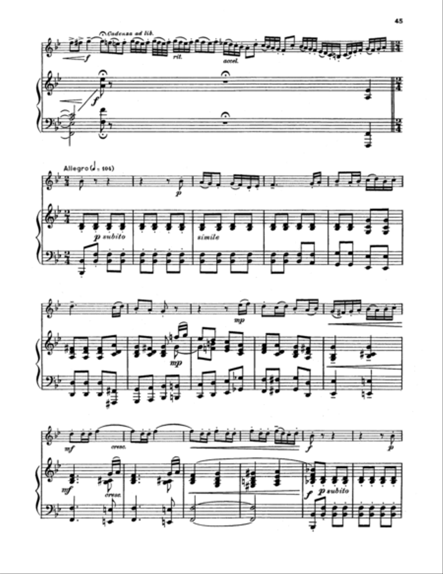 L'allegro Cornet scores gallery preview page 2