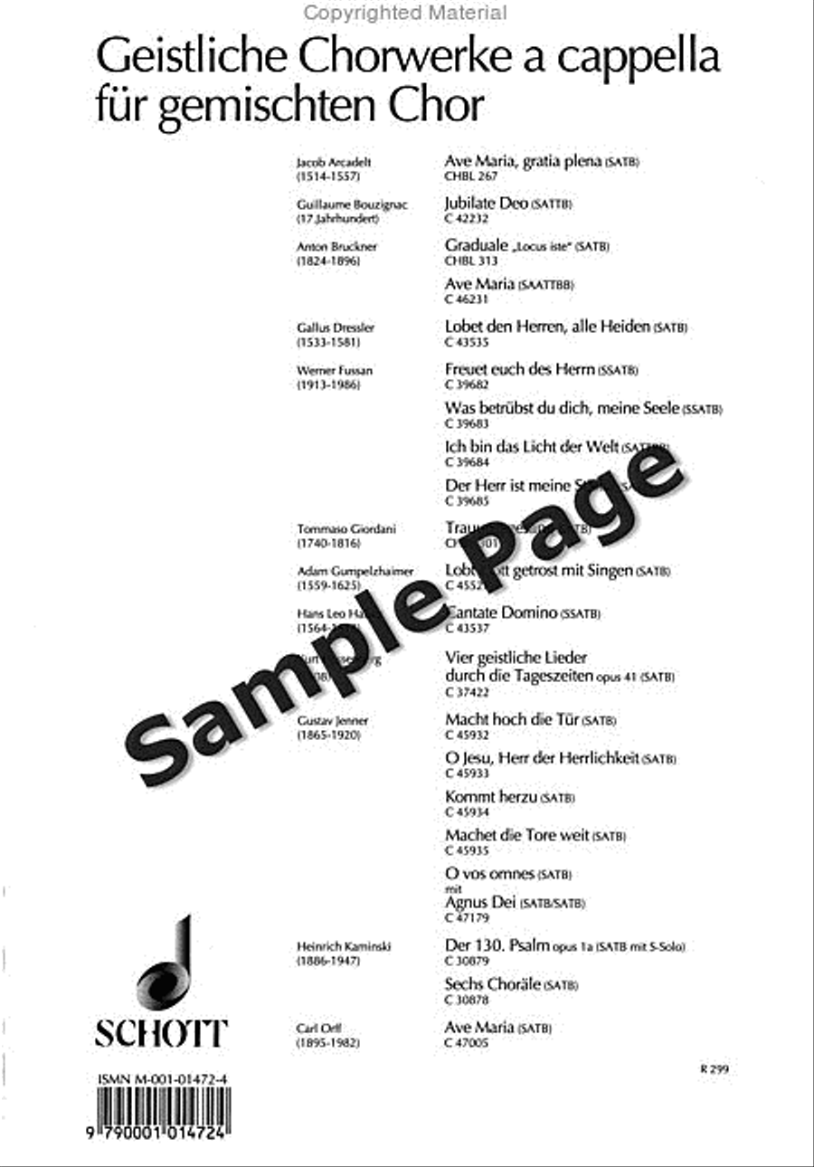 Deutsche Chormesse 4-Part scores gallery preview page 13