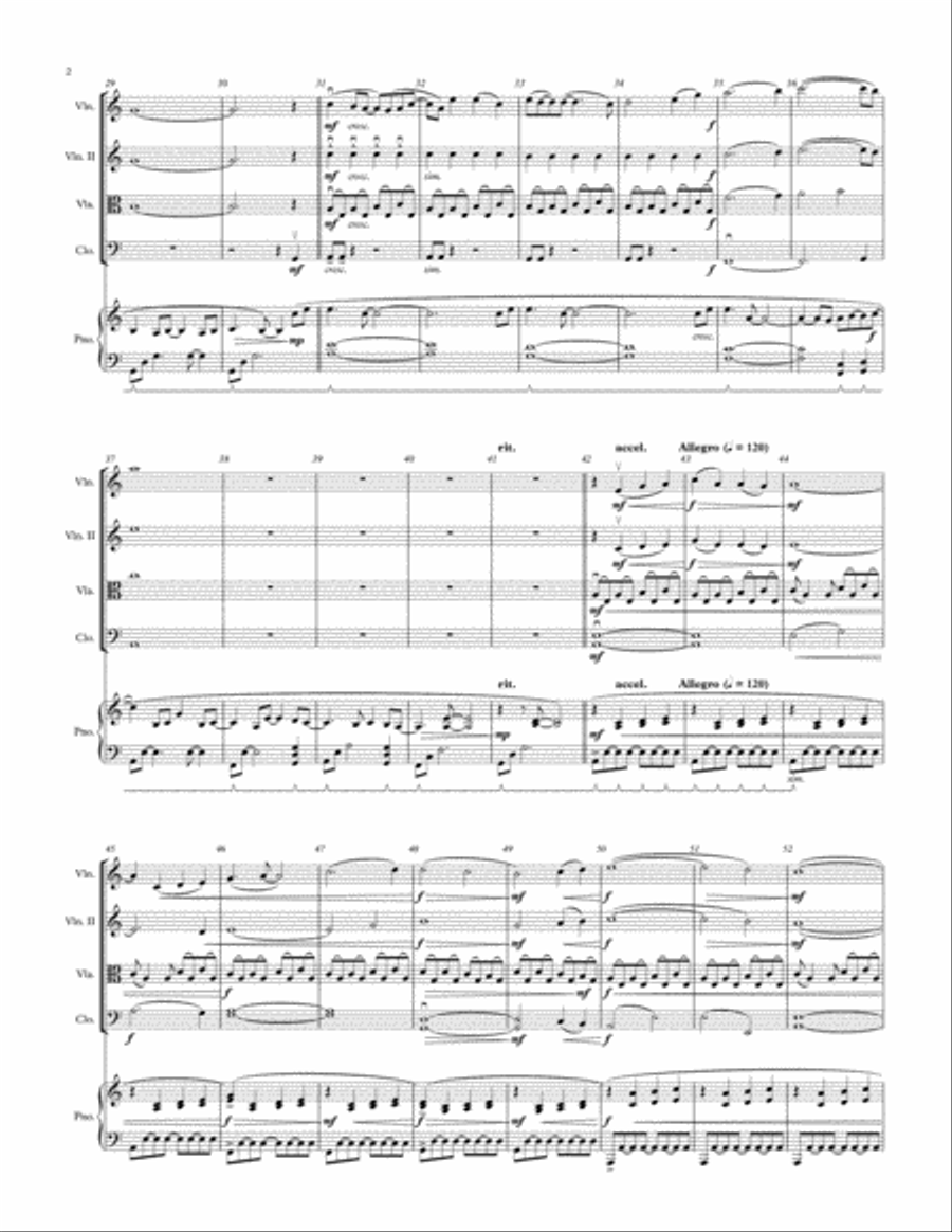Last Days of Autumn Last Days of Autumn Piano Quintet scores gallery preview page 2