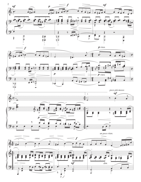 RACHMANINOFF: Vocalise, Op. 34 no. 14 (transposed to A minor)