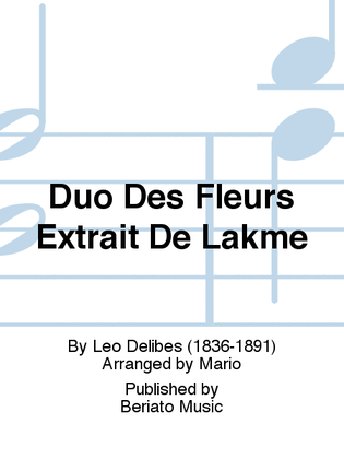 Duo Des Fleurs Extrait De Lakmé