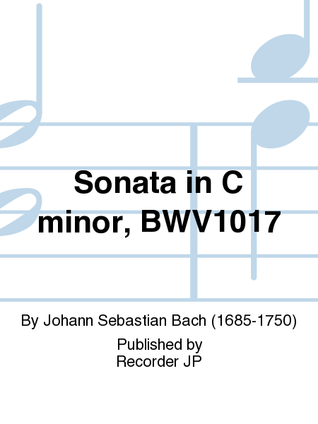Sonata in C minor, BWV1017