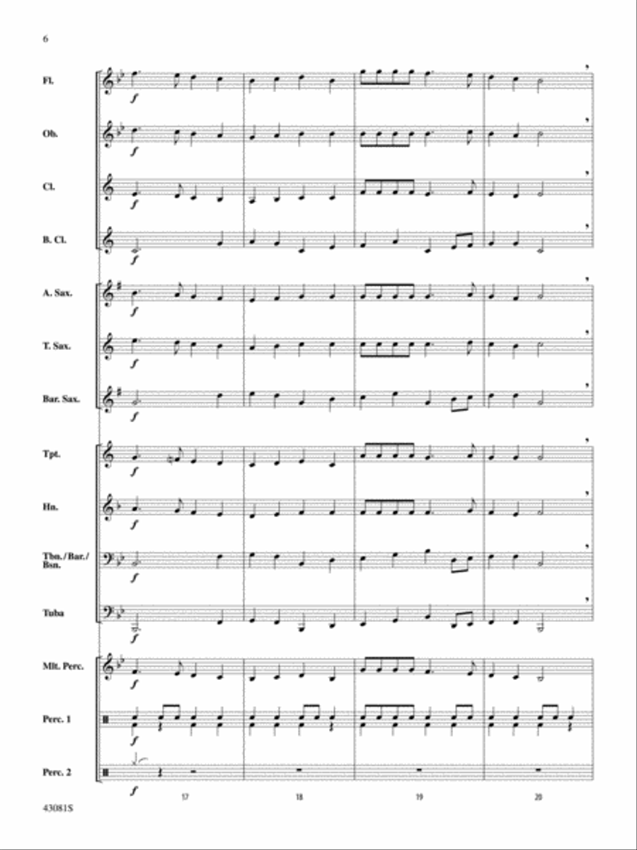 'Tis the Season to Be Jolly!: Score Concert Band scores gallery preview page 6
