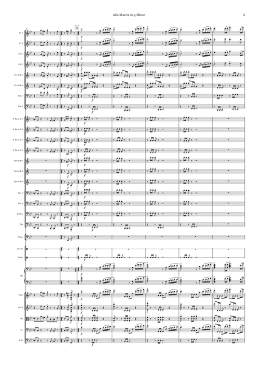 Rachmaninoff: Alla Marcia in g Minor | Full Orchestra (Score) - Score Only image number null