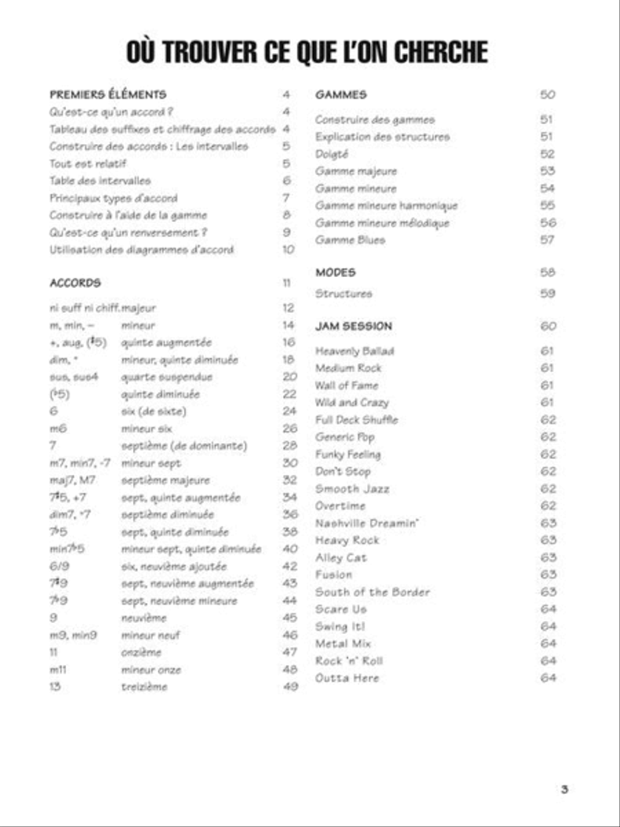 FastTrack Keyboard Chords & Scales – French Edition Piano scores gallery preview page 3