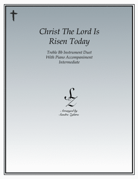 Christ The Lord Is Risen Today (treble Bb instrument duet) image number null