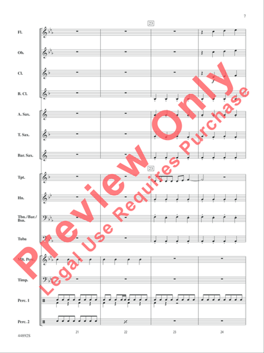 Zephyr Concert Band scores gallery preview page 8