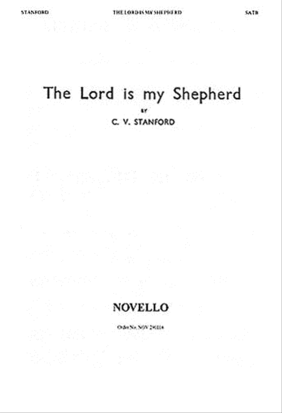The Lord Is My Shepherd The Lord Is My Shepherd 4-Part scores gallery preview page 1