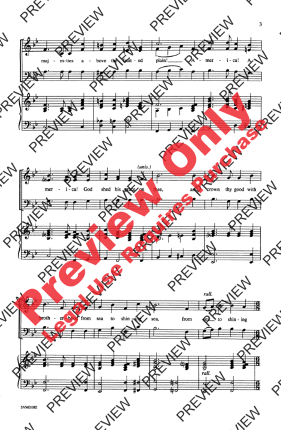 An American Celebration An American Celebration 3-Part scores gallery preview page 3