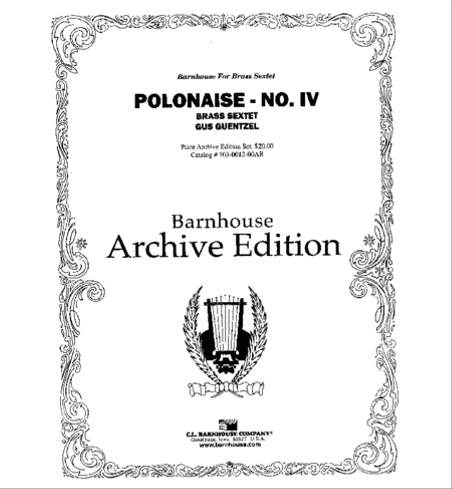 Polonaise No. IV Chamber Music scores gallery preview page 2