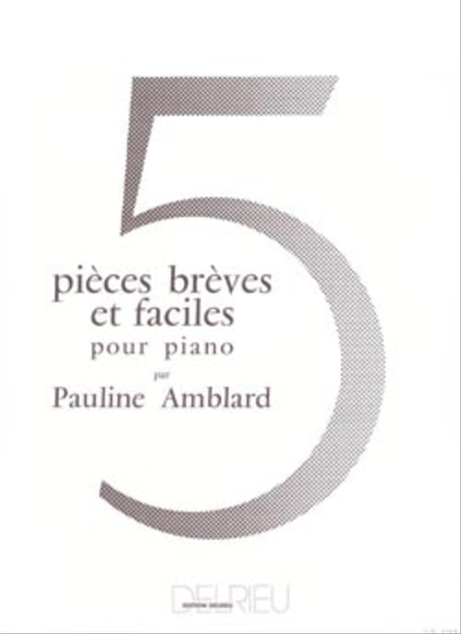 Pieces Breves Et Faciles (5) Easy Piano scores gallery preview page 1