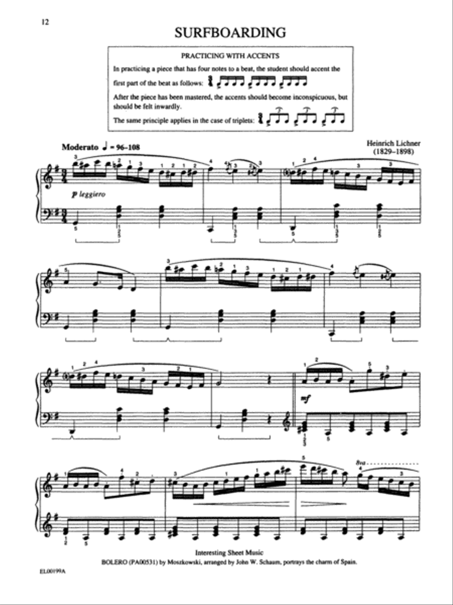 Piano Course F - The Brown Book (revised) Piano Method scores gallery preview page 3