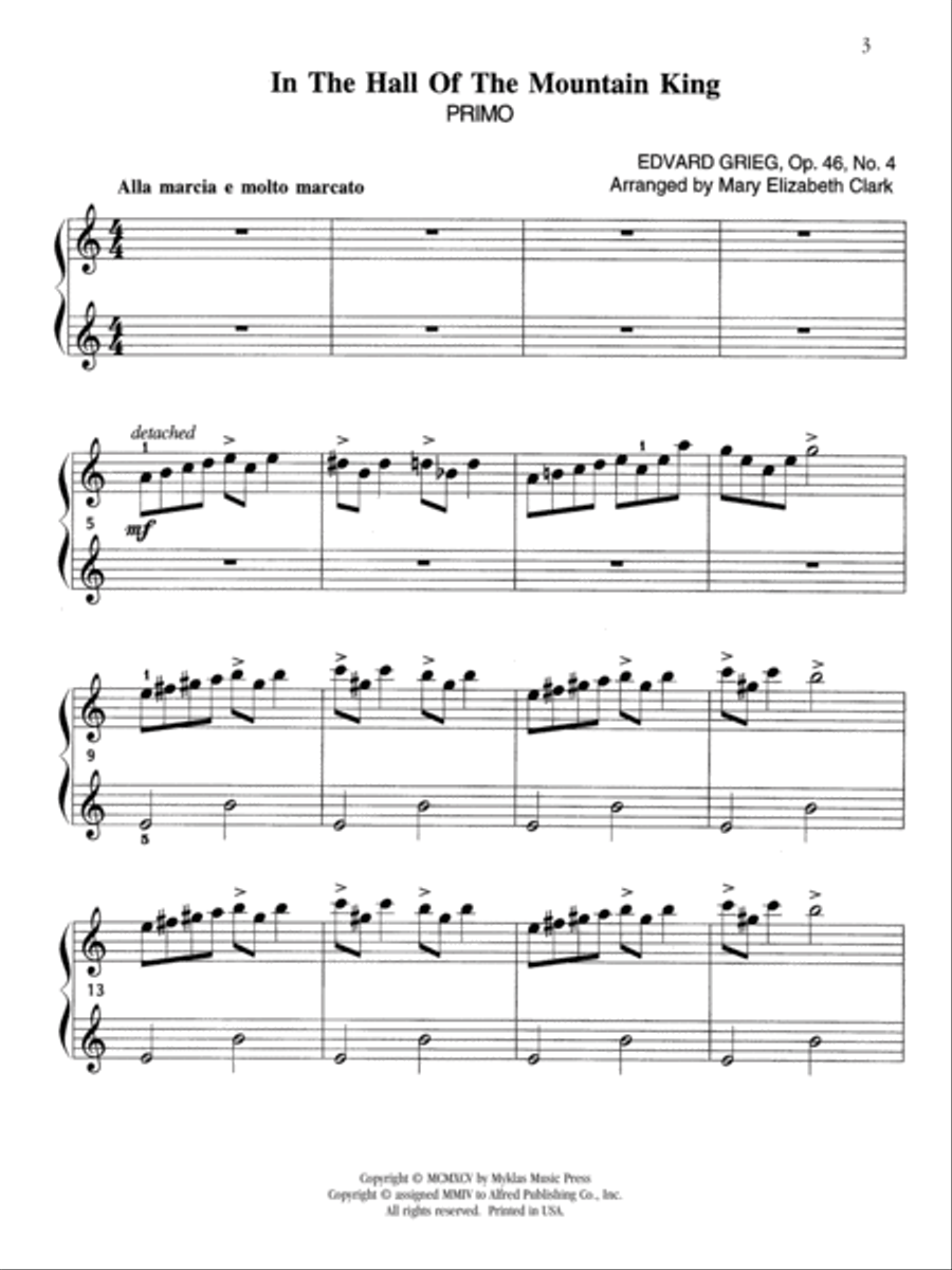In the Hall of the Mountain King Small Ensemble scores gallery preview page 3