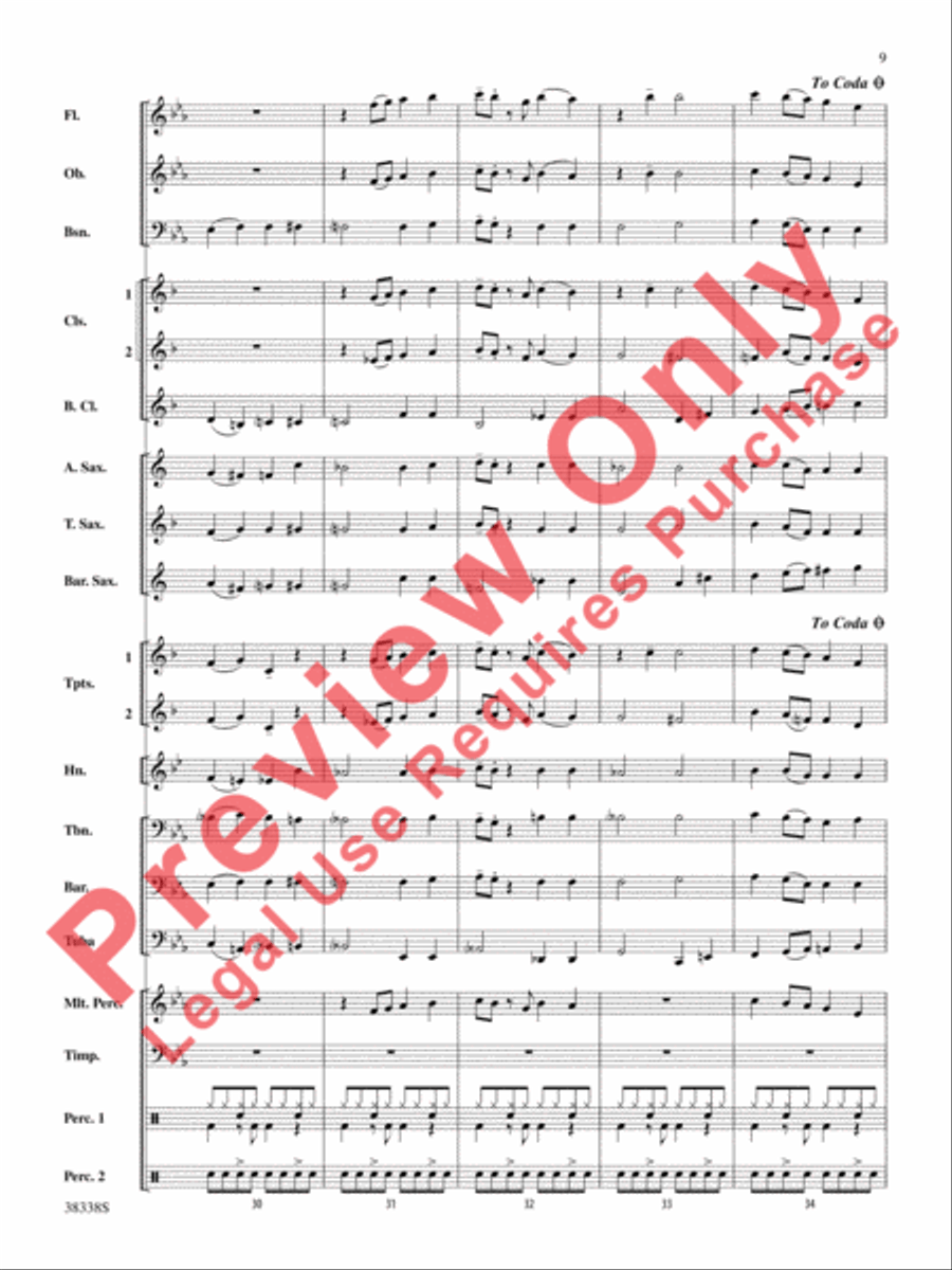 Joyful Time Joyful Time Concert Band scores gallery preview page 10