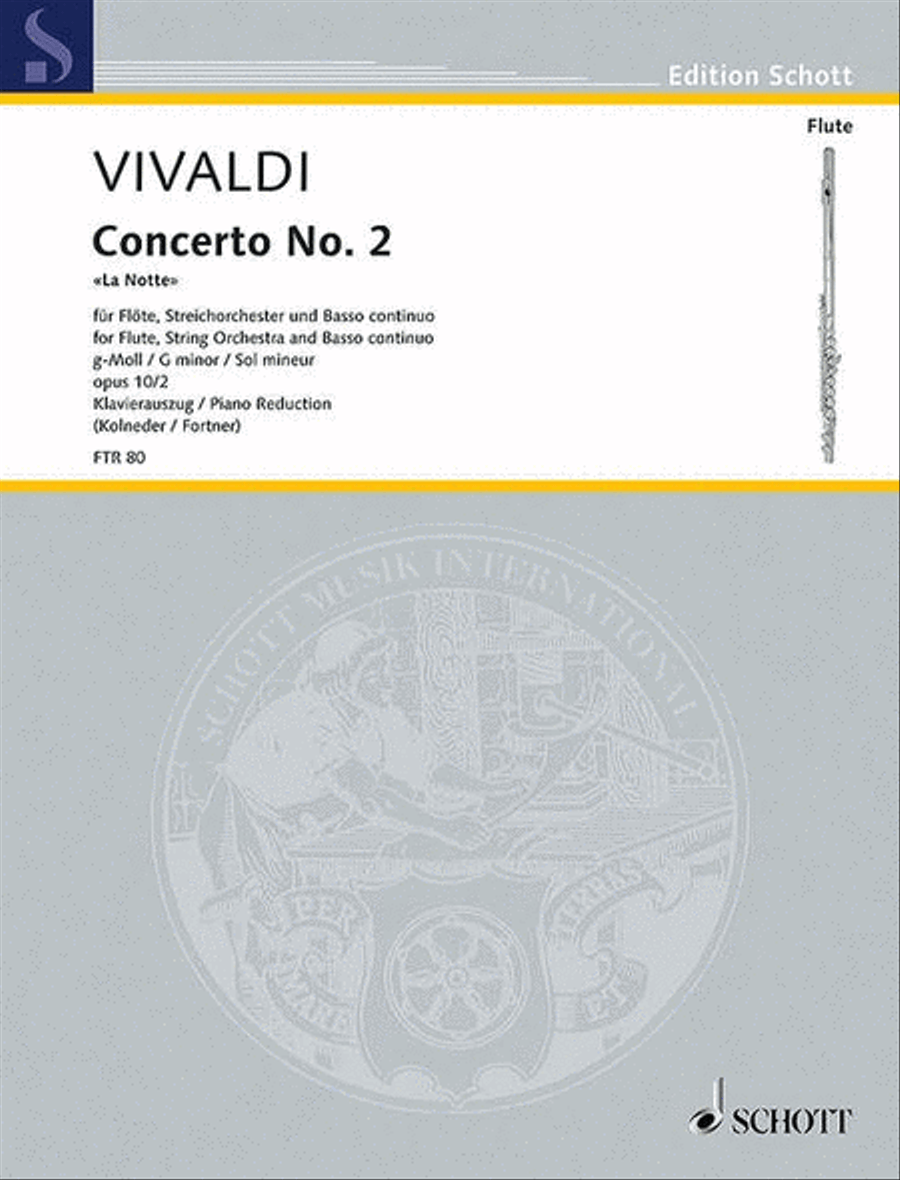 Concerto No. 2 G minor Flute scores gallery preview page 1