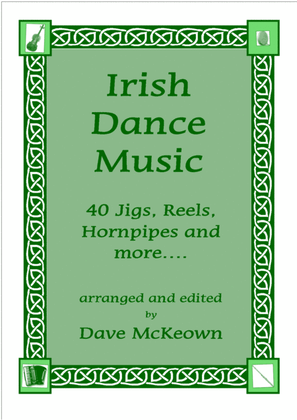 Book cover for Irish Dance Music Vol.1 for Viola; 40 Jigs, Reels, Hornpipes and more....