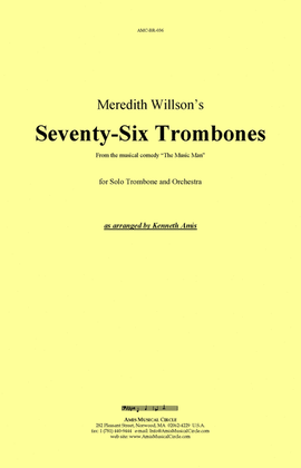 Book cover for Seventy-Six Trombones (trombone and orchestra)