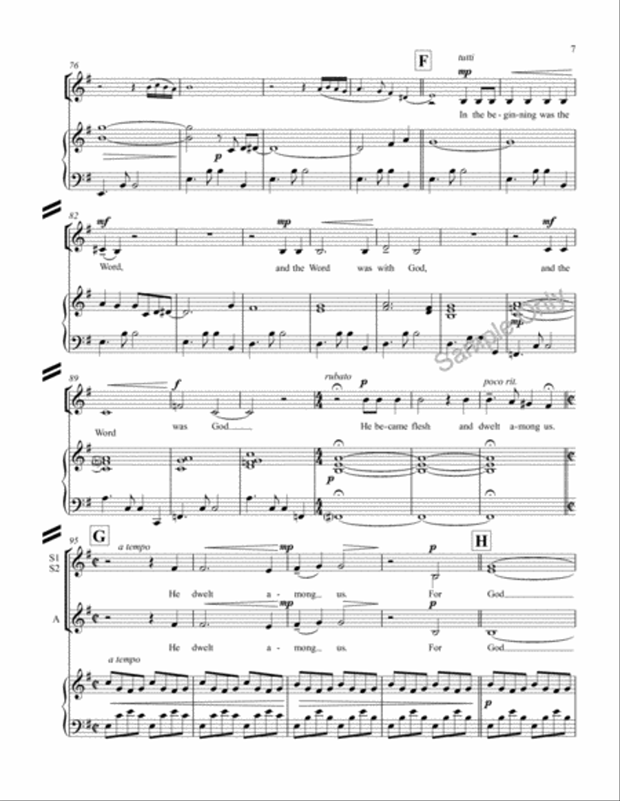 Be Still And Consider Be Still And Consider SSA scores gallery preview page 7