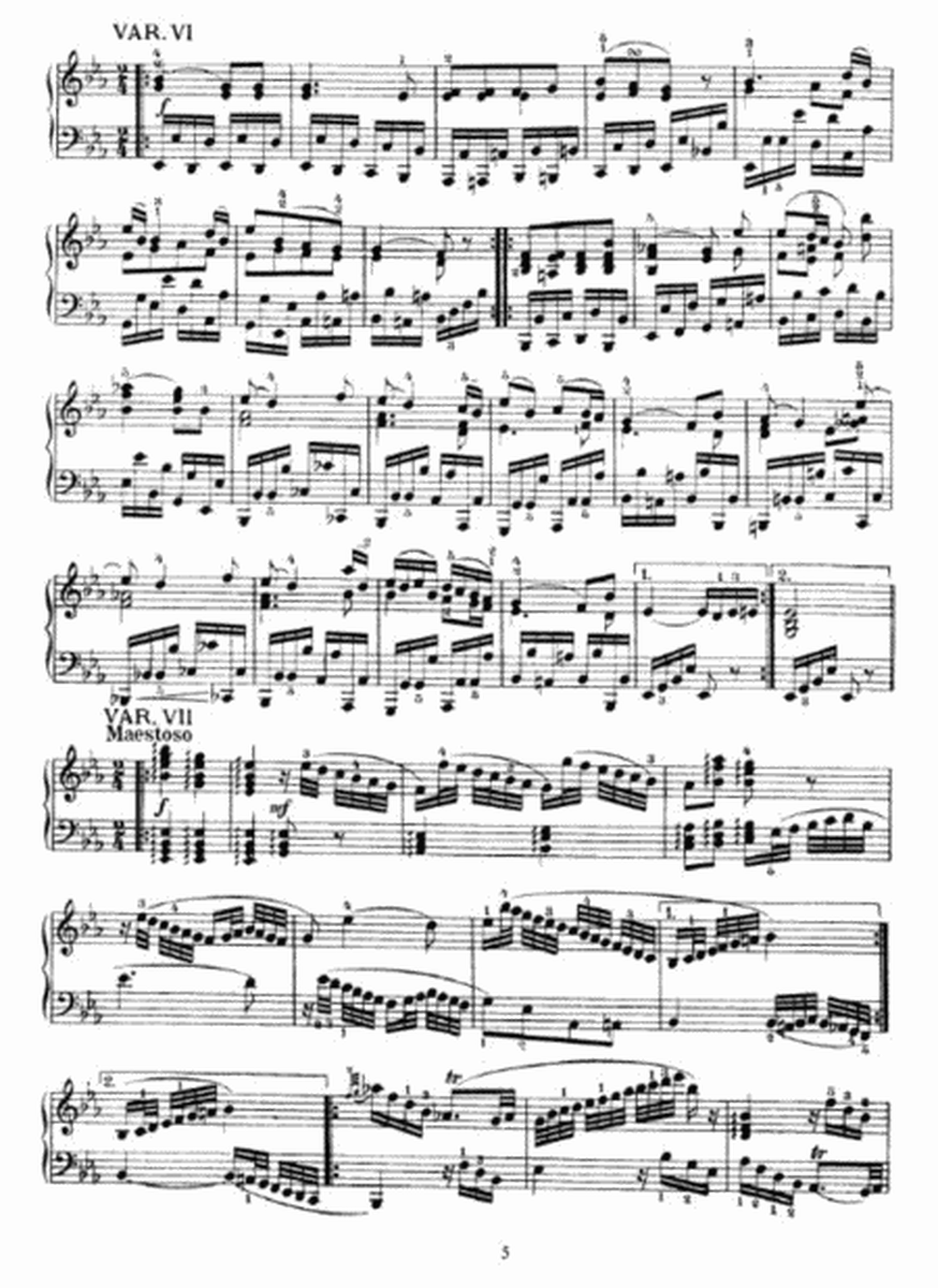W. A. Mozart - 12 Variations Je suis Lindor by Baudron from Le barbier de Séville by Beaumarchais K. 354-299a