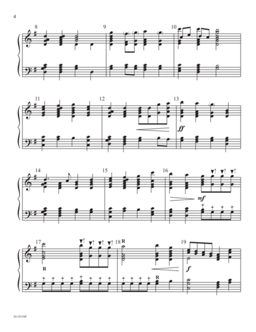 As with Gladness Men of Old 3-Octaves scores gallery preview page 3