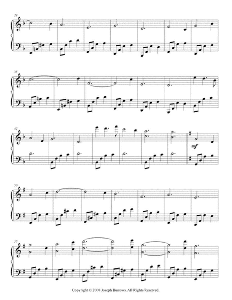 In Memoriam by Joseph Burrows - Piano Solo Piano Solo scores gallery preview page 2