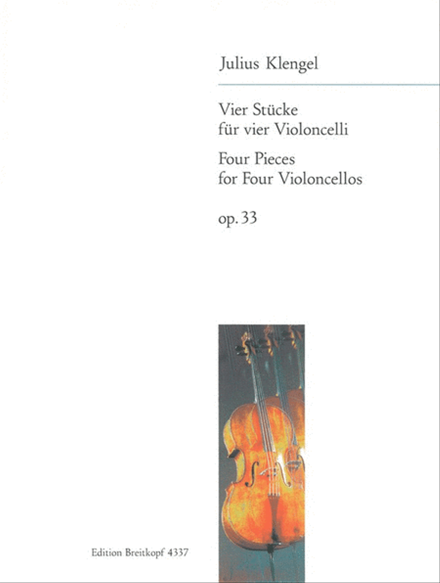 4 Pieces Op. 33 Cello scores gallery preview page 1
