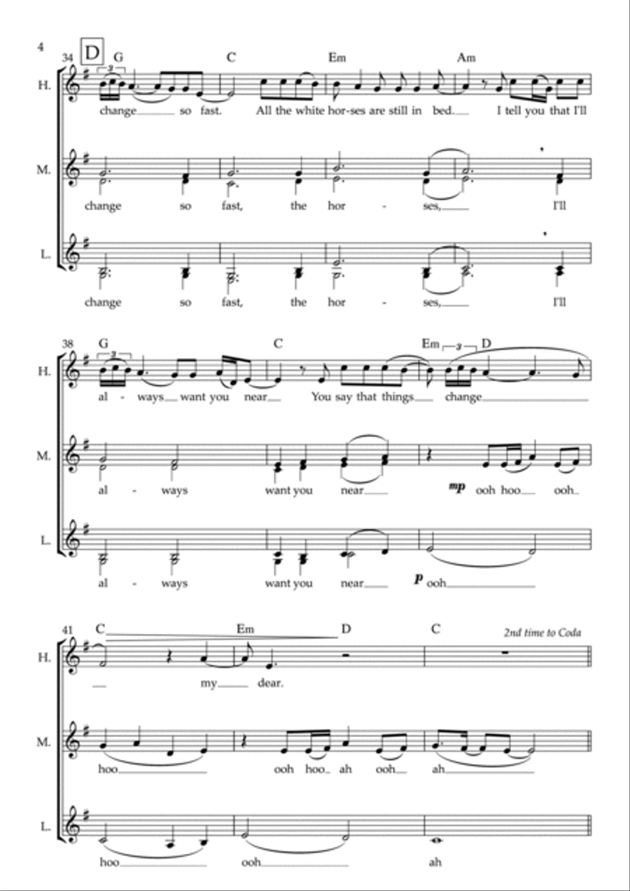 Winter A Cappella scores gallery preview page 4