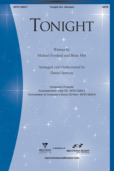 Tonight (Orchestra Parts and Conductor's Score, CD-ROM)
