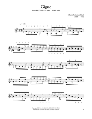 Suite In E Minor BWV 996