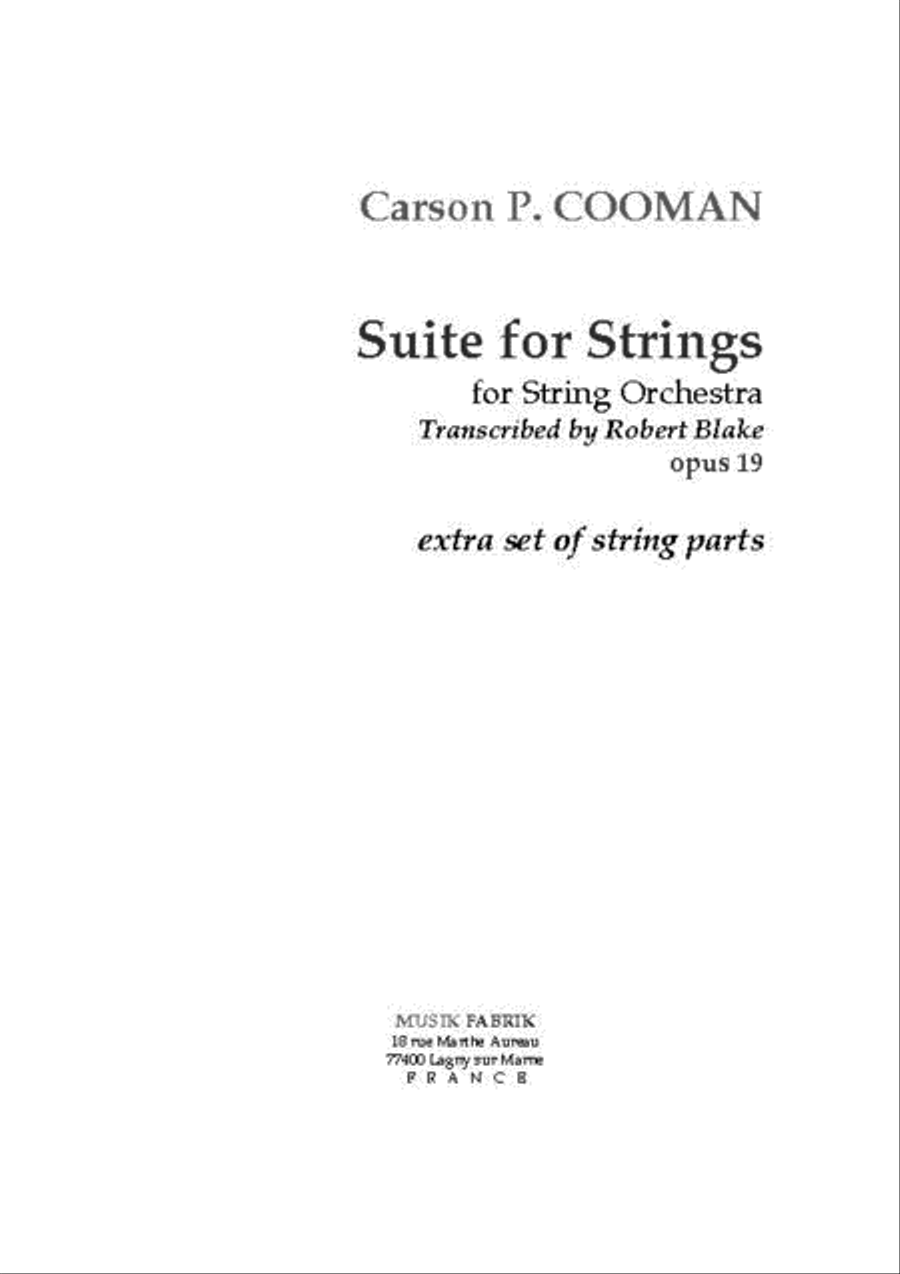 Suite for Strings