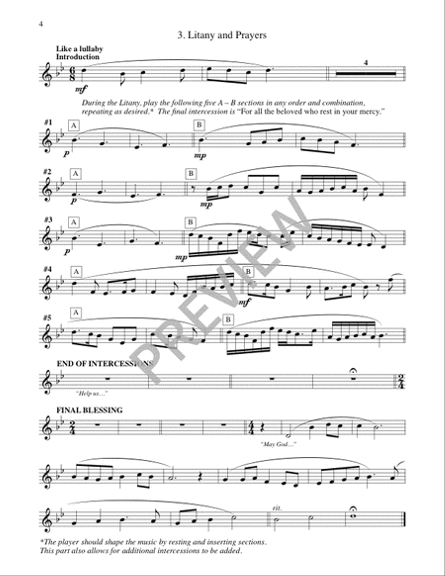 Holden Evening Prayer - Instrument edition 3-Octaves scores gallery preview page 5