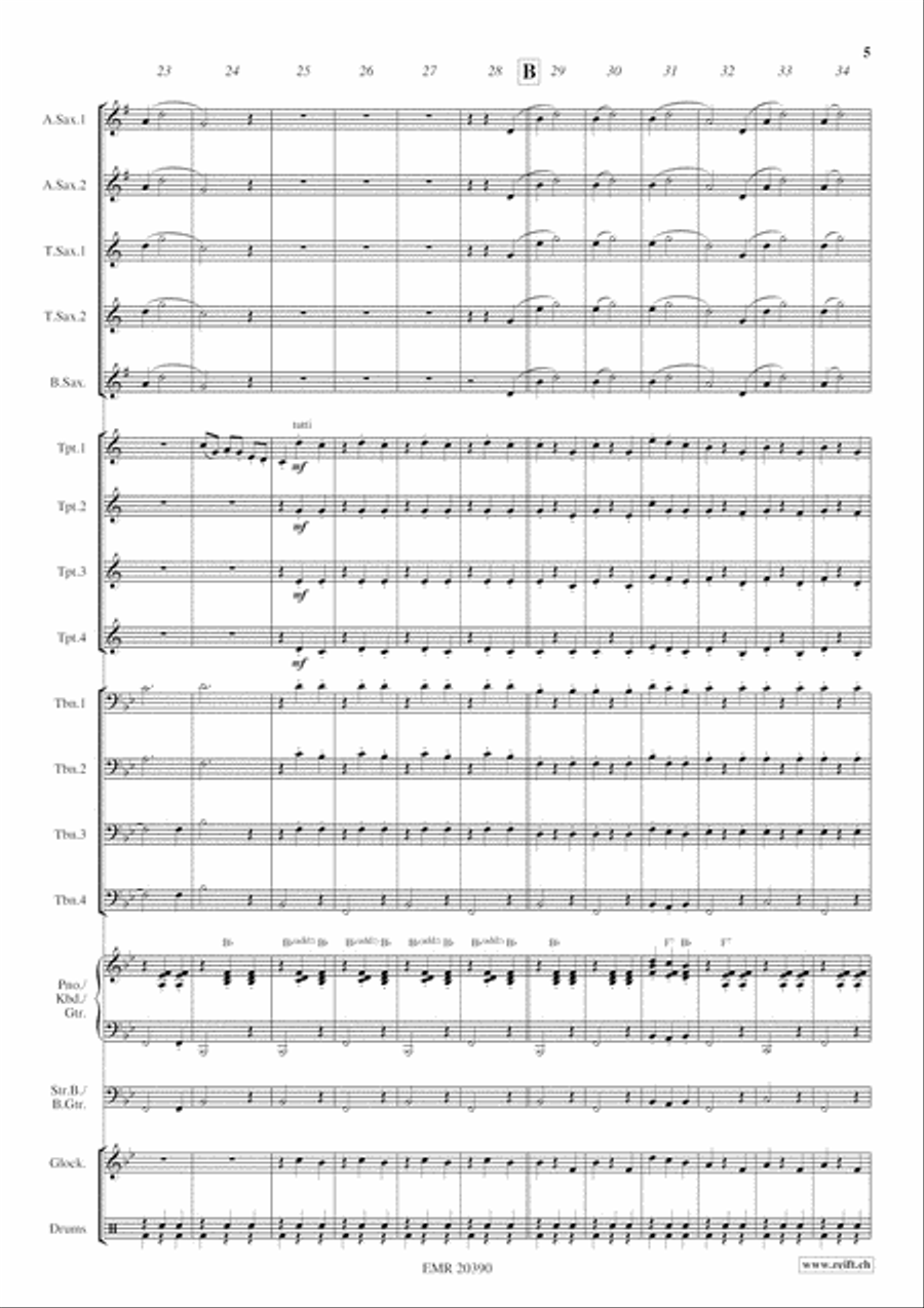Lipizzaner Stallions Big Band scores gallery preview page 6