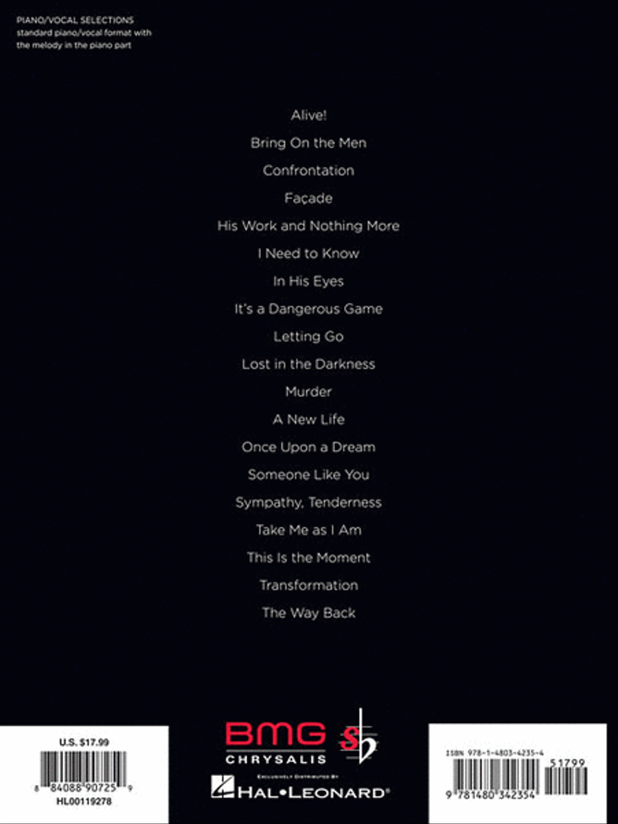 Jekyll & Hyde: The Musical Piano, Vocal, Guitar scores gallery preview page 2