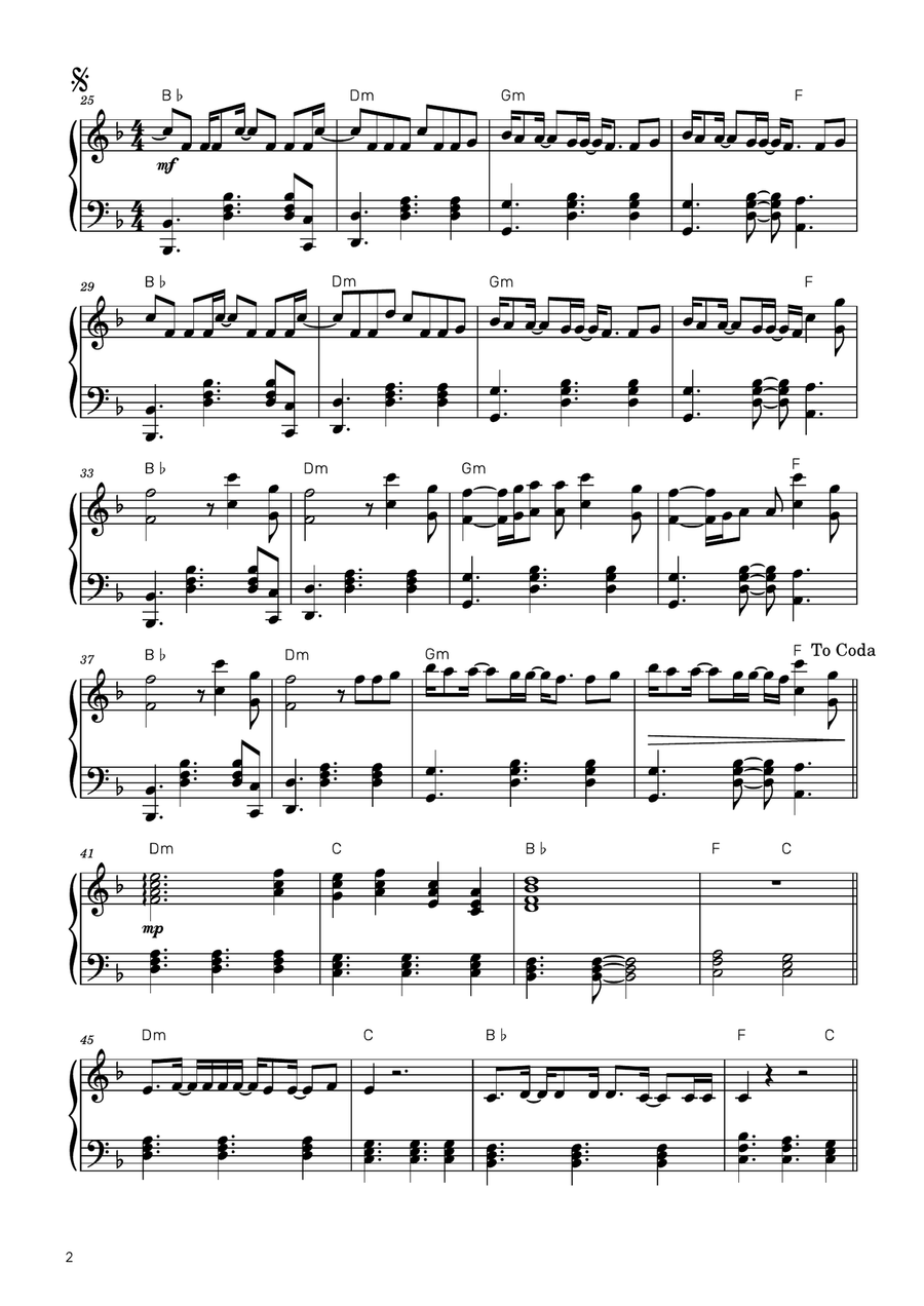 Let's Love Piano Solo scores gallery preview page 2