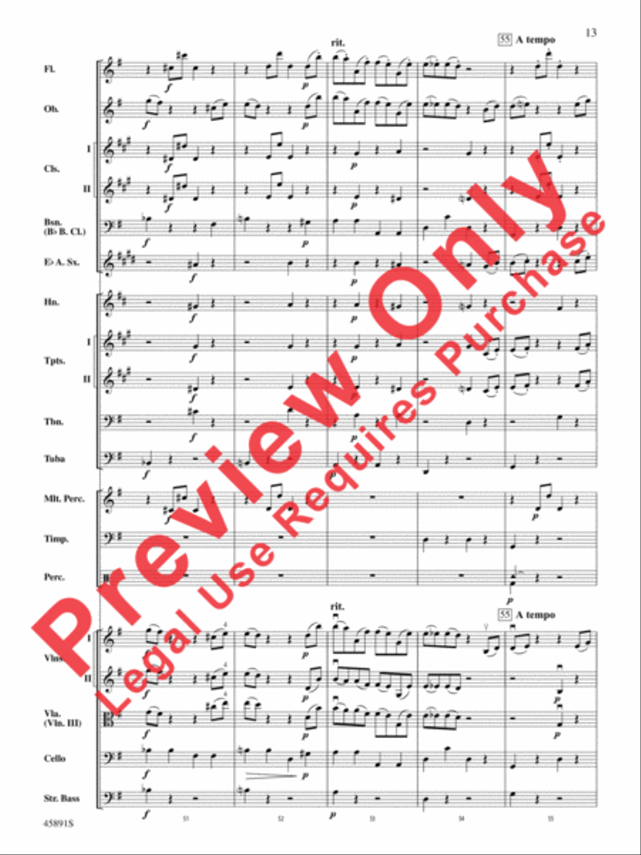 Dance of the Hours Full Orchestra scores gallery preview page 13