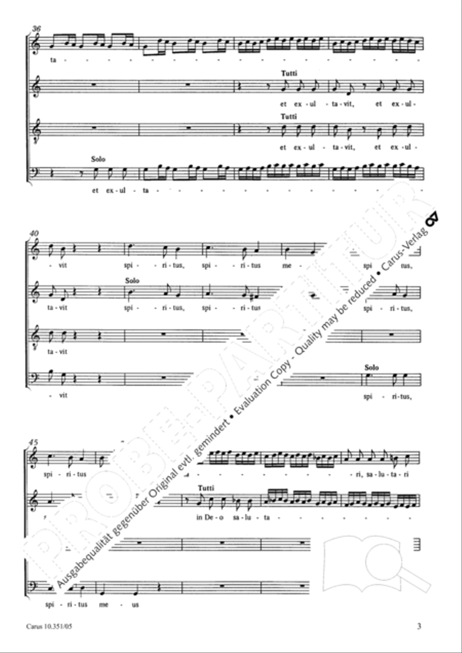 Magnificat 4-Part scores gallery preview page 4