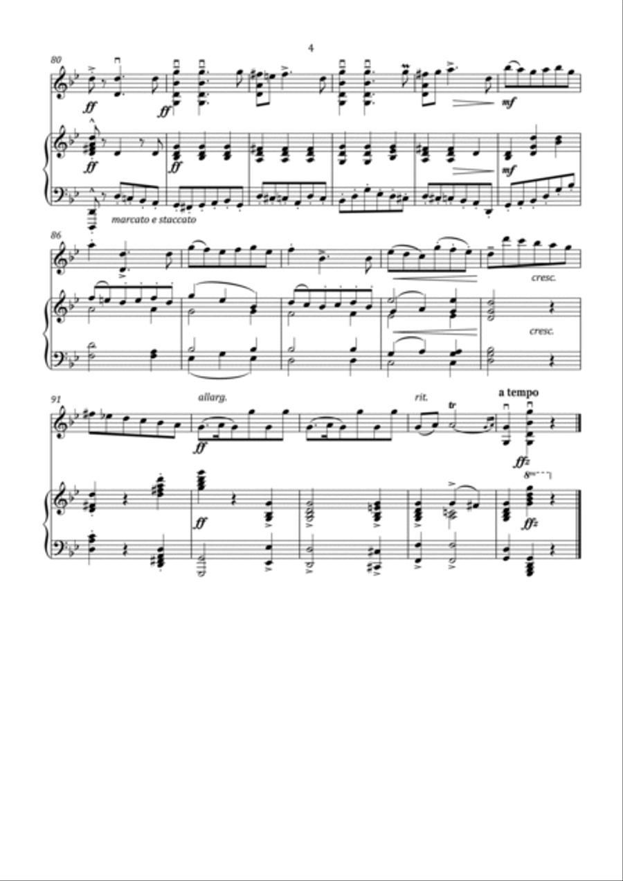 Bohm - Sarabande in G Minor - Intermediate Violin Solo scores gallery preview page 5